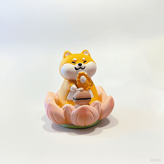 a cute Shina dog figure