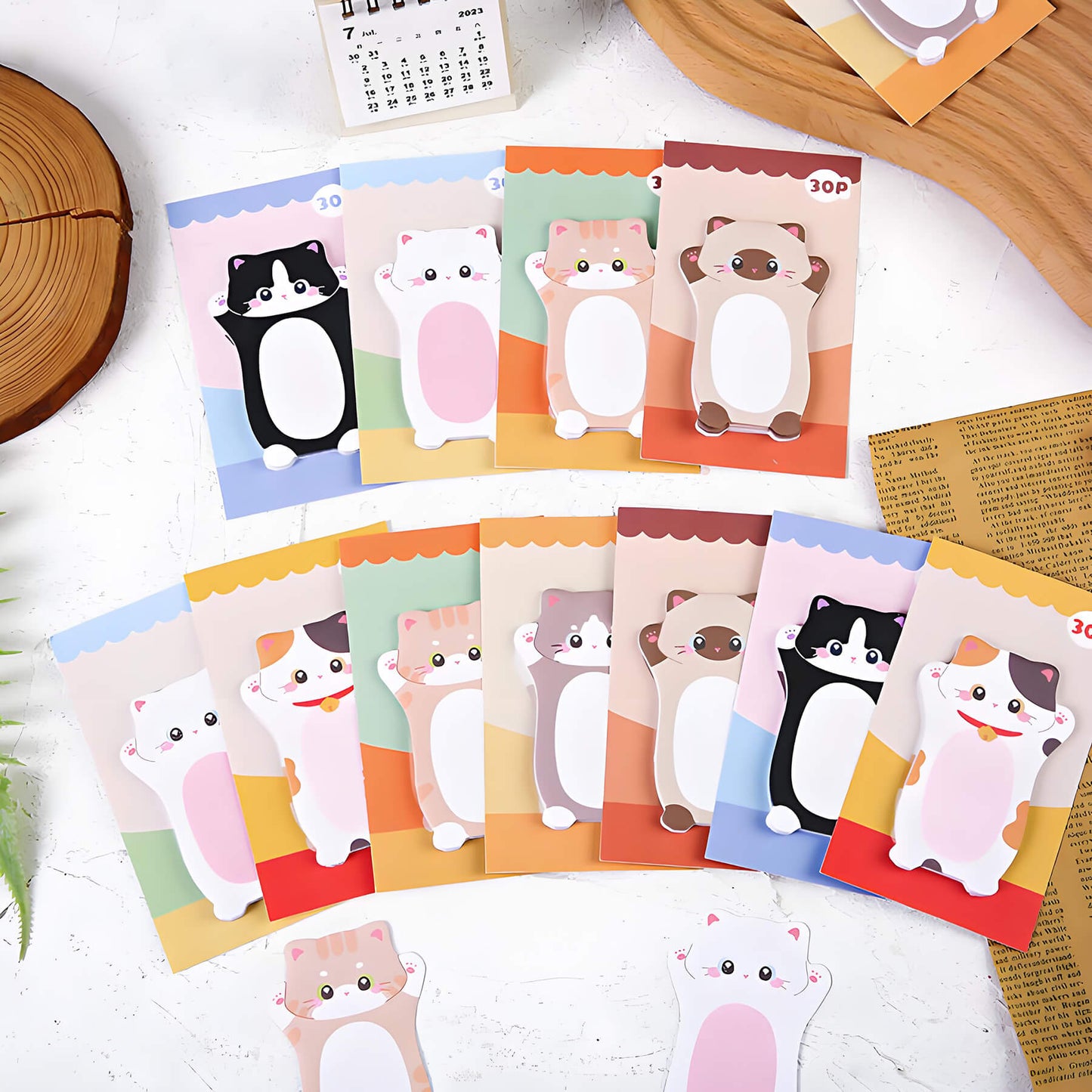unique cute cat sticky notes