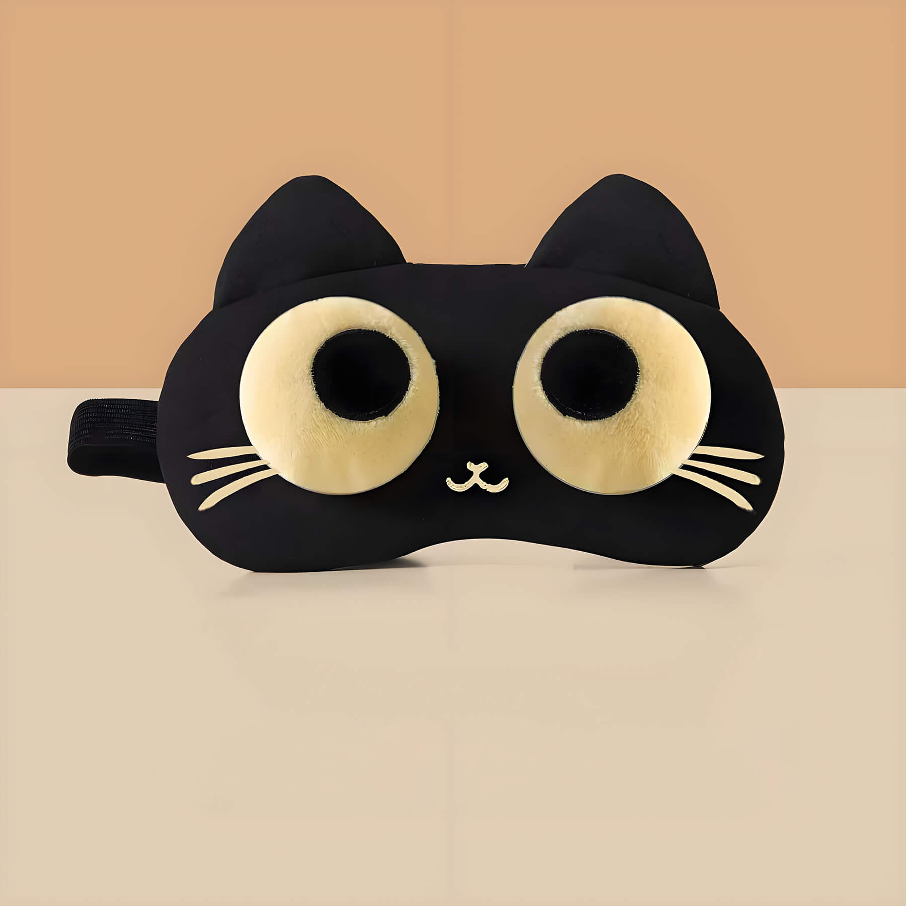 3d cat eye sleeping mask: open