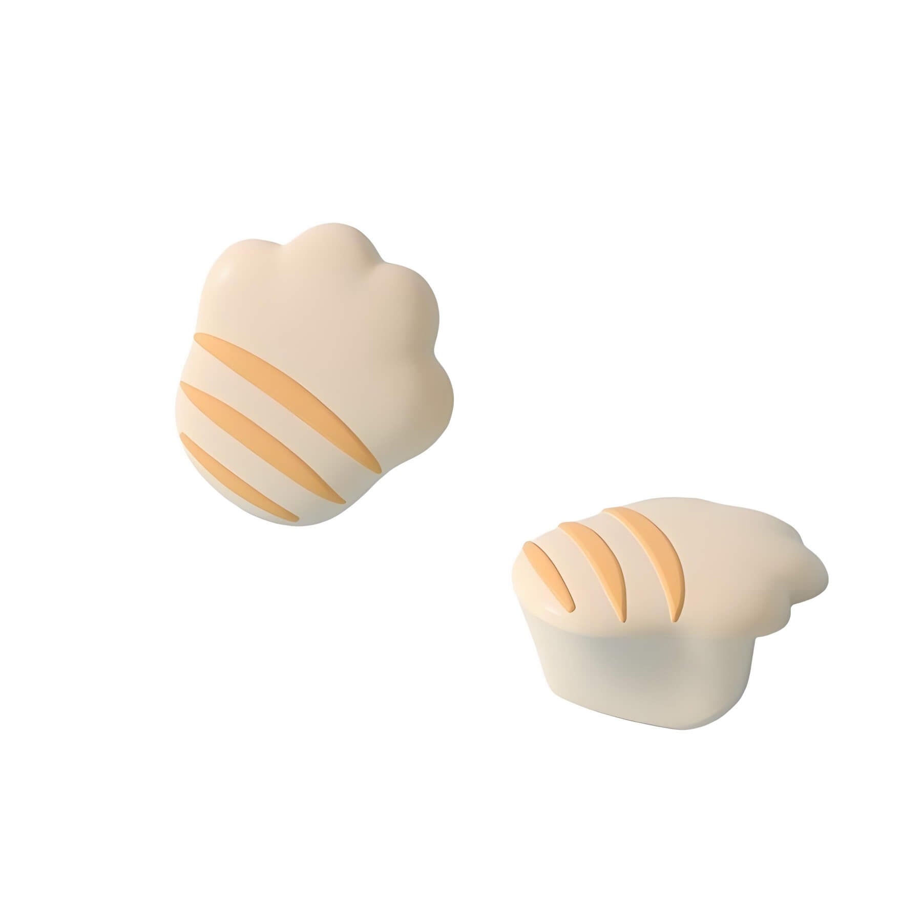 1 pair cat sratch silicone corner protector: beige and yellow *2