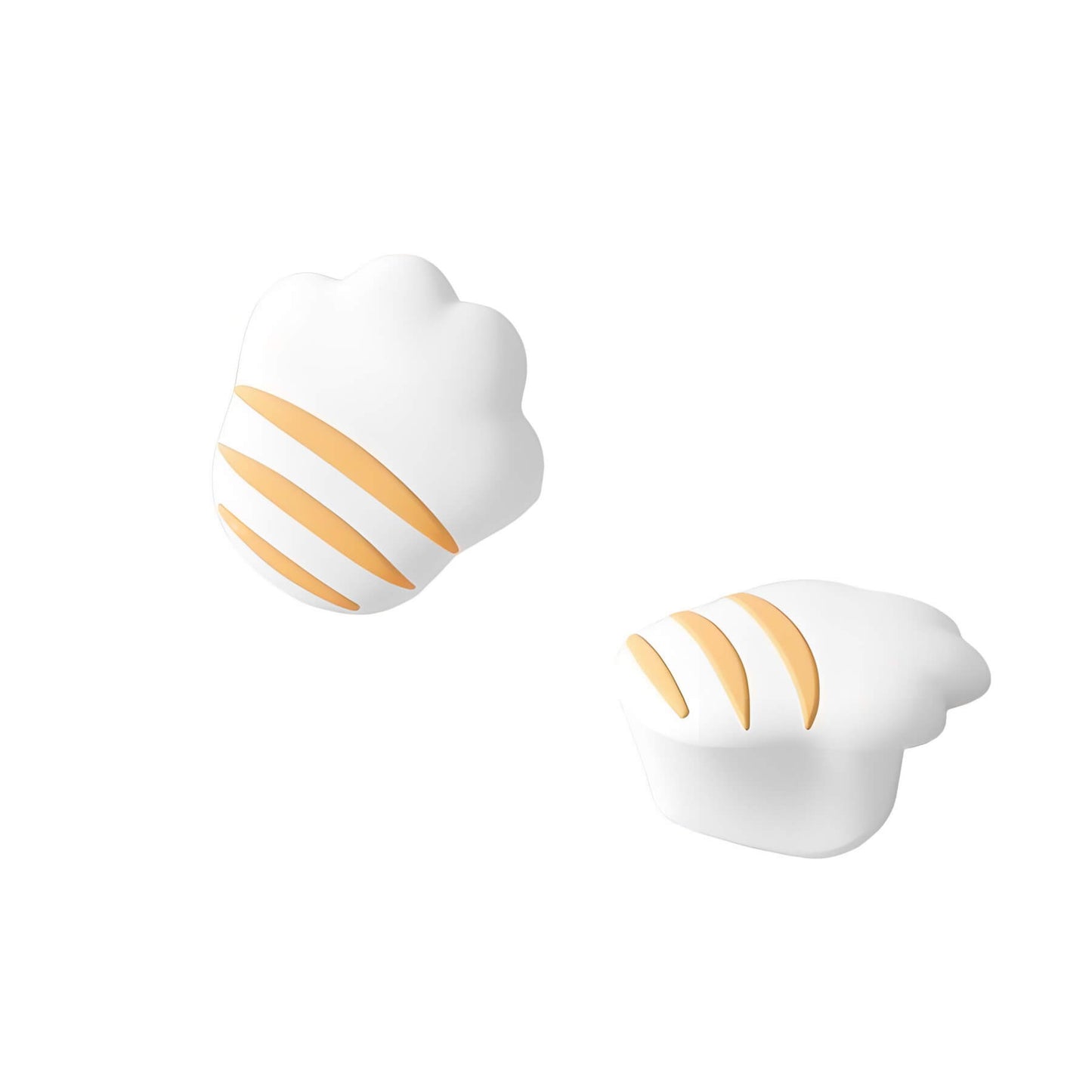 1 pair cat sratch silicone corner protector: white and yellow *2