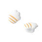 1 pair cat sratch silicone corner protector: white and yellow *2