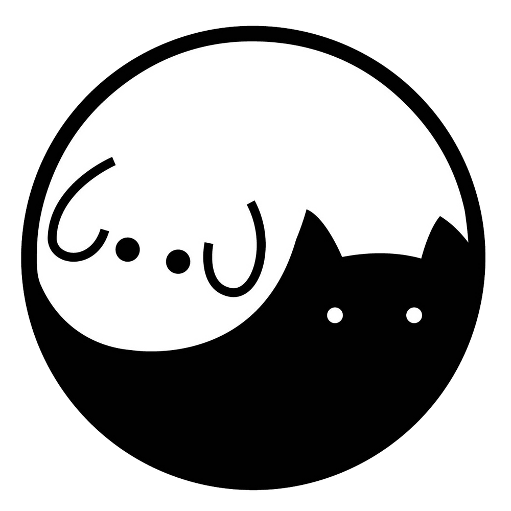 catnear logo white black