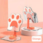 cute cat paw phone stand orange