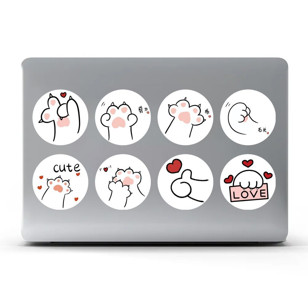 cat paw stickers decor a computer
