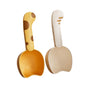 2 pcs measring dog food scoop: orange and white