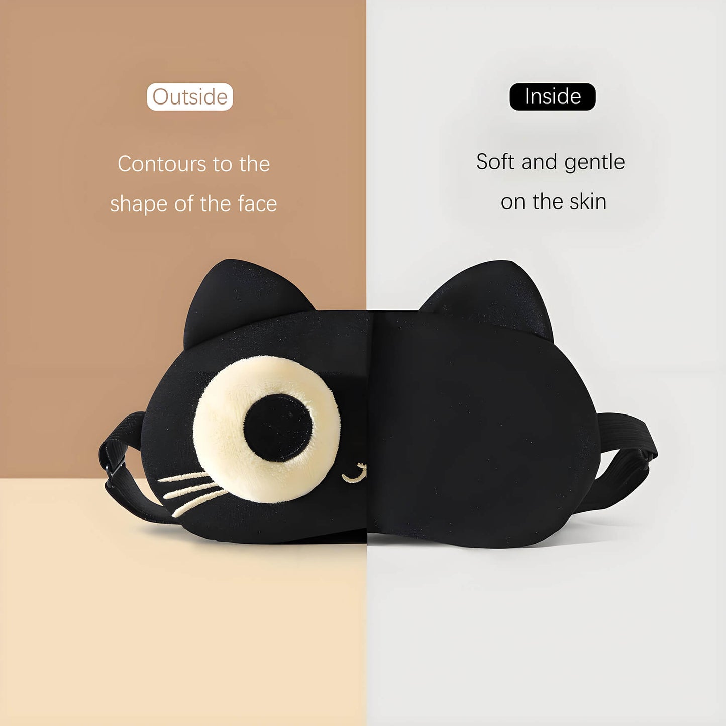 contours to face and gentle on the skin inside