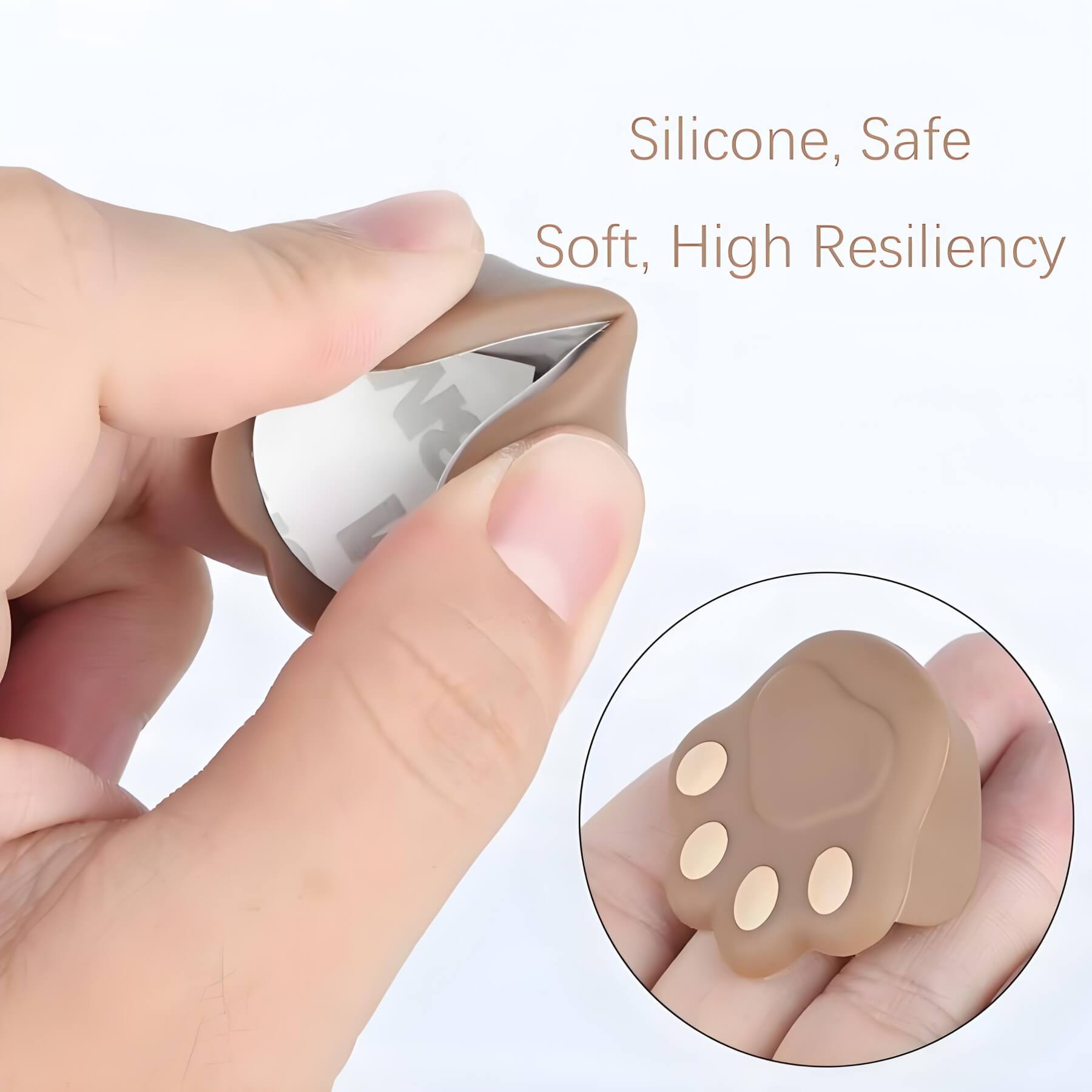 safe, soft and high resiliency silicone